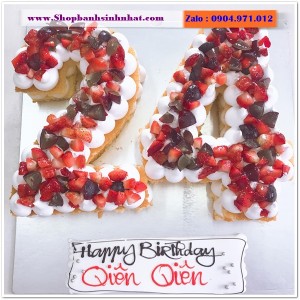 Bánh Sinh Nhật Chữ Cái & Số - RP62